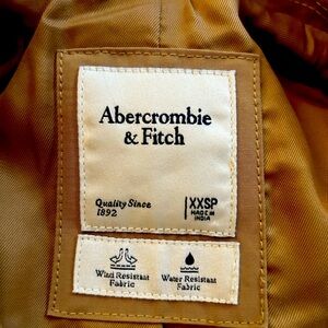 Xxs Petite Abercrombie and fitch water resistant trench